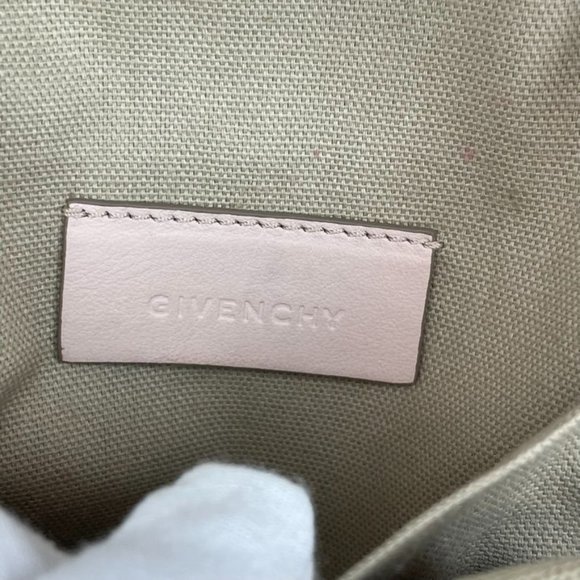 GIVENCHY Light Pink Mini Leather Cross Embellished Backpack - Picture 7 of 10